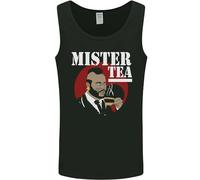 Mister Tea Funny A-Team Parody - Canottiera da uomo, Nero , L