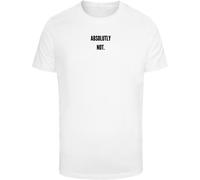 Mister Tee Absolutely Not Té Uomo T-Shirt Scritta Cotone Jersey Regolare
