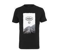 Mister Tee Aoraki Tee Black Nero Stampa Frontale New Zealand Mountain