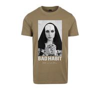 Mister Tee Bad Habit Tee Uomo Suora Monastero Dio Tatuaggio Corta Girocollo
