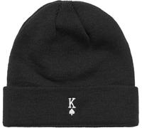 Mister Tee Beanie King Card Heavy Knit Beanie MT3842 Einheitsgröße Nero