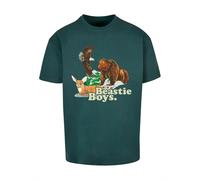 Mister Tee Beastie Boys Animale Té T-shirt IN Cotone Uomo Jersey Oversize Uomo