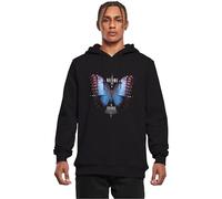 Mister Tee Felpa con cappuccio Become The Change Butterfly MT3029 S Nero