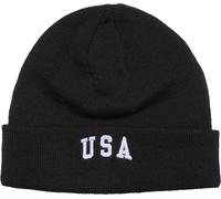 Mister Tee Berretto USA MT3641 Einheitsgröße Nero