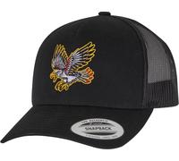 Mister Tee Bravery Eagle Cappello Trucker Cap 5-Panel Retro Trucker Cap MT3541 Einheitsgröße Nero