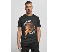 Mister Tee Burning Bball Tee da Basket Fiamme Girocollo a Manica Corta Uomo