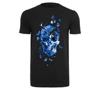 Mister Tee Butterfly Teschio Té Uomo T-Shirt Teschio Farfalla Cotone