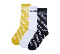 Mister Tee Calze Cringe 3 Paia Wadenlunghe Scritta Colore 35-50