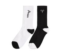 Mister Tee Calzini Zodiac 2-Pack Unisex Con Simbolo Dello Zodiaco