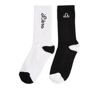 Mister Tee Calzini Zodiac 2-Pack Unisex Con Simbolo Dello Zodiaco