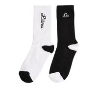 Mister Tee Calzini Zodiac 2-Pack Unisex Con Simbolo Dello Zodiaco