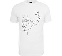 Mister Tee Camicia femminile Ladies One Line Tee White XXL Bianco