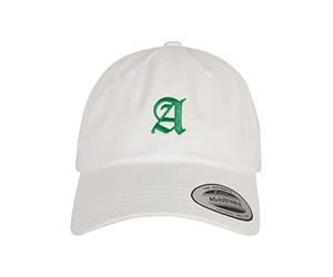Mister Tee Cappellino da Baseball Unisex Letter White Low Profile A, Taglia Unica, a, Taglia Unica