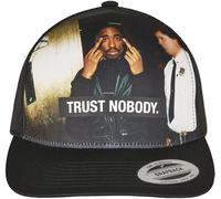 Mister Tee Cappellino Tupac "Trust Nobody" in stile trucker retrò Einheitsgröße Nero