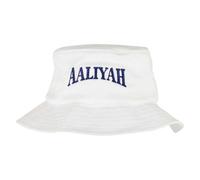 Mister Tee Cappello Aaliyah Logo Bucket Hat MT2230 Einheitsgröße Bianco