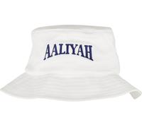 Mister Tee Cappello Aaliyah Logo Bucket Hat MT2230 Einheitsgröße Bianco