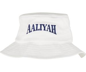 Mister Tee Cappello Aaliyah Logo Bucket Hat MT2230 Einheitsgröße Bianco