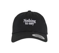 Mister Tee Cappello da baseball 'Nothing To Say' nero / bianco Uomo Mister Tee 55-60
