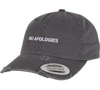 Mister Tee Cappello No Apologies a basso profilo distrutto MT3548 Grigio