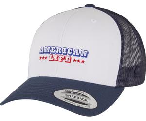 Mister Tee Cappello Trucker Retrò American Life MT3834 Einheitsgröße Blu