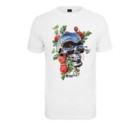 Mister Tee Chrome Skull Tee Uomo T-Shirt Top Teschio Cotone Jersey