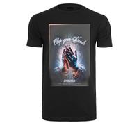 Mister Tee Clap Your Hands Tee Uomo Parte Superiore Cotone Jersey Prega