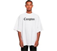 Mister Tee Mt10157-compton Huge Tee T-Shirt, Bianco, L Uomo