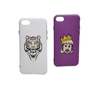 Mister Tee Custodia per smartphone 'Big Cats I Phone 6/7/8' giallo / lilla / nero / bianco Donna - PROMO - Accessori - Custodie per smartphone Mister Tee One Size