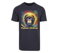 Mister Tee Cyber Chimp Té Uomo T-Shirt Spazio Scimmia Spaziale Cotone