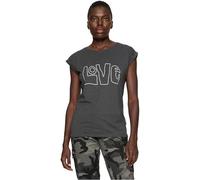 Mister Tee Ladies Love Tee T-Shirt, Carbone, XS Donna