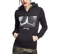 Mister Tee Ladies Pray Hoody, Felpa con Cappuccio Donna, Nero (Black), L