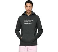 Mister Tee Depresso Hoody, Felpa con Cappuccio Uomo, Charcoal,