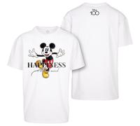 Mister Tee Disney 100 Mickey Happiness Oversize Té Uomo T-Shirt Cotone Nuovo