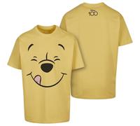 Mister Tee Disney 100 Winnie Pooh Faccia Oversize Té Uomo Top T-Shirt Nuovo