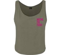 Mister Tee Donna Waiting For Friday Box Tank XS Verde