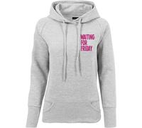 Mister Tee Donna Waiting For Friday Hoody Grigio-XL XL Grigio
