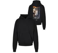 Mister Tee Dusa Pittura Pesante Oversize Felpa Pullover con Cappuccio Stampa Men