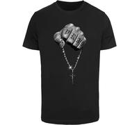 Mister Tee Faith Meets Strength Tee MT3769 L Nero