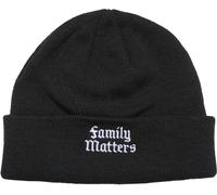 Mister Tee Famiglia Matters Beanie MT3646 Einheitsgröße Nero