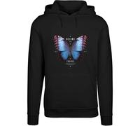 Mister Tee Felpa con cappuccio Become The Change Butterfly MT3029 XS Nero