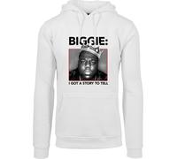Mister Tee Felpa con cappuccio Biggie Crown White M Bianco