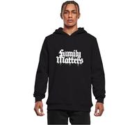 Mister Tee Felpa con Cappuccio Family Matters, Nero, XS