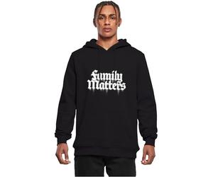 Mister Tee Felpa con Cappuccio Family Matters, Nero, XS