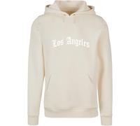 Mister Tee Felpa con cappuccio Los Angeles Wording MT2561 5XL Bianco