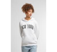 Mister Tee Felpa con cappuccio New York Ladies MST239 M Bianco