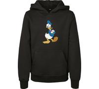Mister Tee Felpa con cappuccio per bambini Donald Duck Pose Hoody Nero 110/116 Nero
