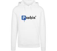 Mister Tee Felpa con cappuccio Pushin P MT2502 XXL Bianco