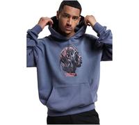 Mister Tee Flying High Heavy Oversize Hoodie, Felpa con Cappuccio, Uomo, Blu (Vintageblue), XS