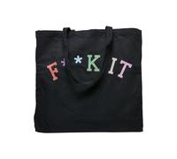 Mister Tee Fuck It Borsa Tote In Tela Oversize Nuova