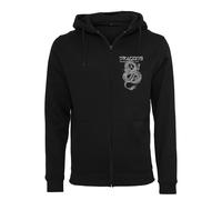 Mister Tee Giacca di felpa 'Never Die' grigio / nero / bianco Uomo Mister Tee XL grigio / nero / bianco